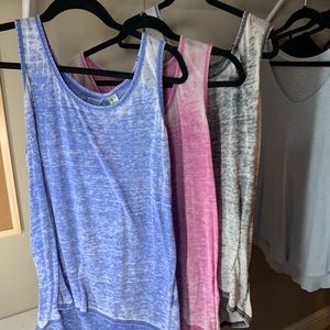 bundle of workout tops